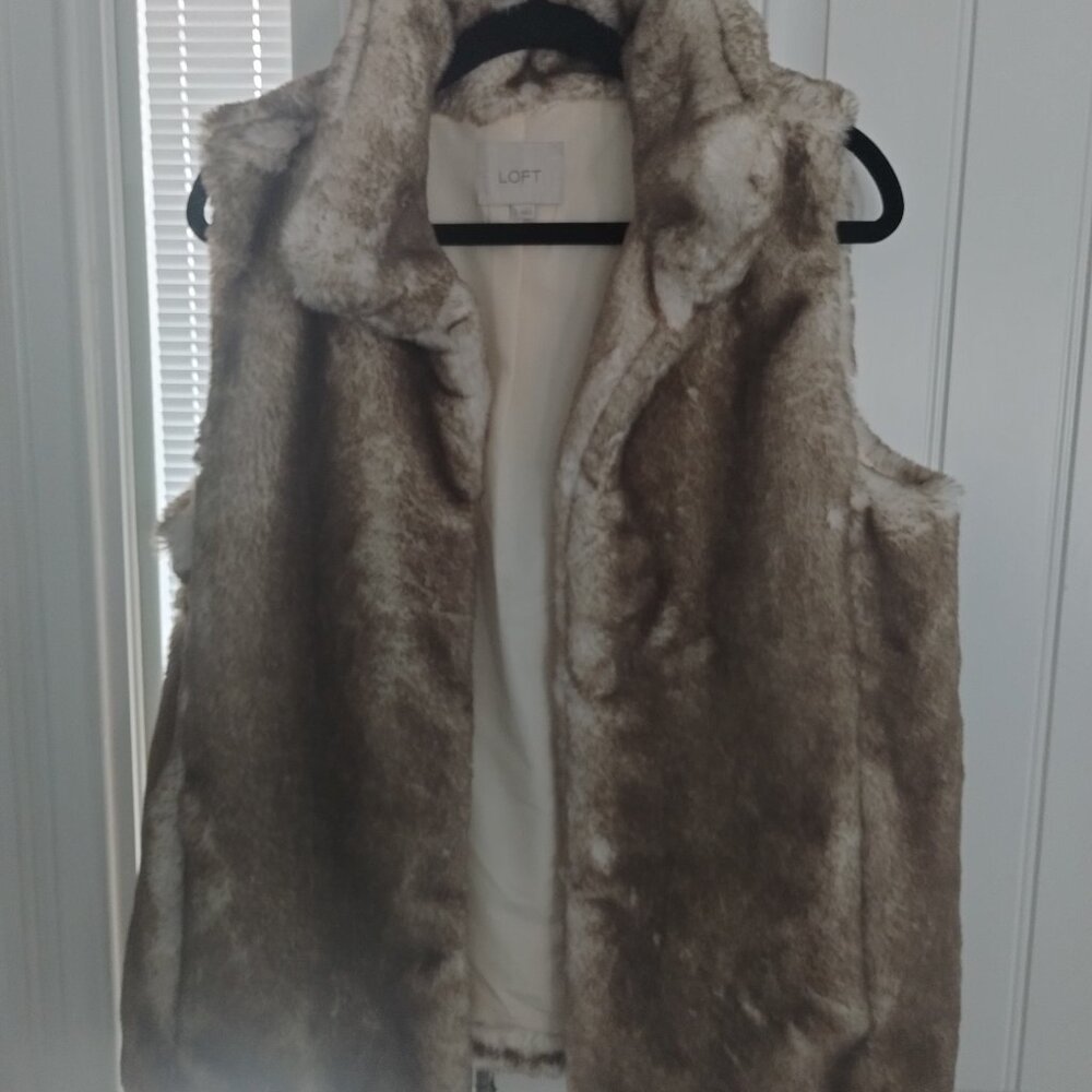 Loft - Faux Fur Vest